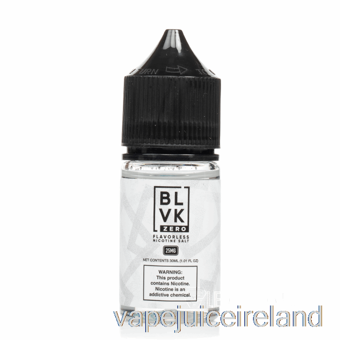 Vape Juice Flavorless - BLVK Salt - 30mL 50mg